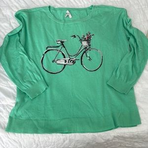 Joie sweater with bike